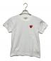 PLAY COMME des GARCONS（プレイコムデギャルソン）の古着「半袖カットソー」｜ホワイト