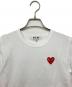 PLAY COMME des GARCONS (プレイコムデギャルソン) 半袖カットソー ホワイト サイズ:M：10000円