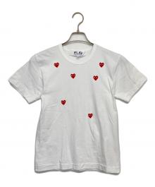 PLAY COMME des GARCONS（プレイコムデギャルソン）の古着「半袖カットソー」｜ホワイト