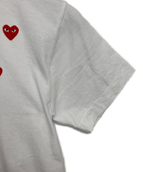 PLAY COMME des GARCONS（プレイコムデギャルソン）PLAY COMME des GARCONS (プレイコムデギャルソン) 半袖カットソー ホワイト サイズ:XSの古着・服飾アイテム