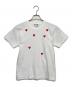 PLAY COMME des GARCONS（プレイコムデギャルソン）の古着「半袖カットソー」｜ホワイト