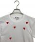 PLAY COMME des GARCONS (プレイコムデギャルソン) 半袖カットソー ホワイト サイズ:XS：8000円