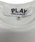 中古・古着 PLAY COMME des GARCONS (プレイコムデギャルソン) 半袖カットソー ホワイト サイズ:XS：8000円