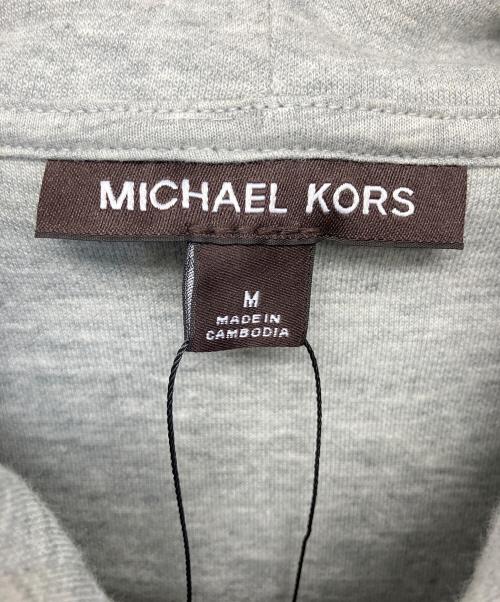 MICHAEL KORS（マイケル・コース）MICHAEL KORS (マイケル・コース) ロゴジップパーカー ライトグレー サイズ:Mの古着・服飾アイテム