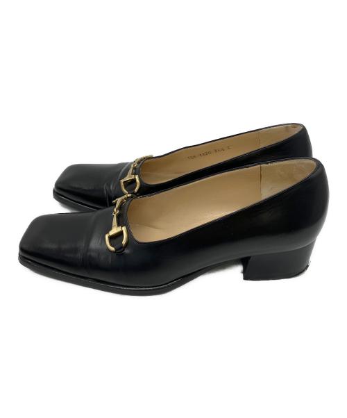GUCCI（グッチ）GUCCI (グッチ) ホースビットパンプス ブラック サイズ:36 1/2の古着・服飾アイテム