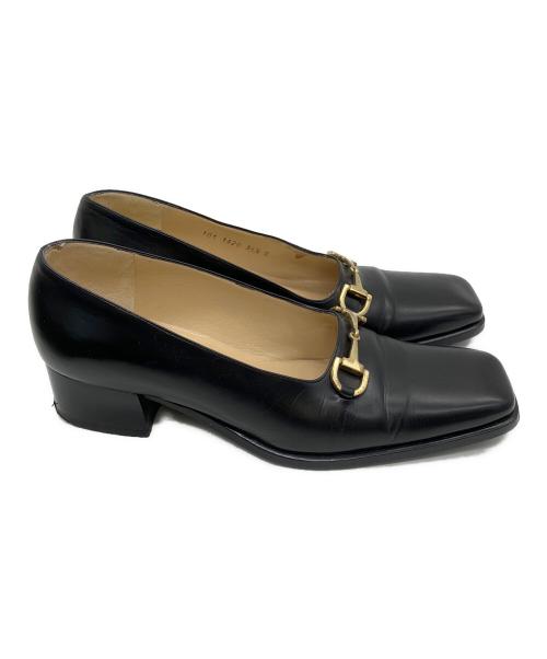 GUCCI（グッチ）GUCCI (グッチ) ホースビットパンプス ブラック サイズ:36 1/2の古着・服飾アイテム
