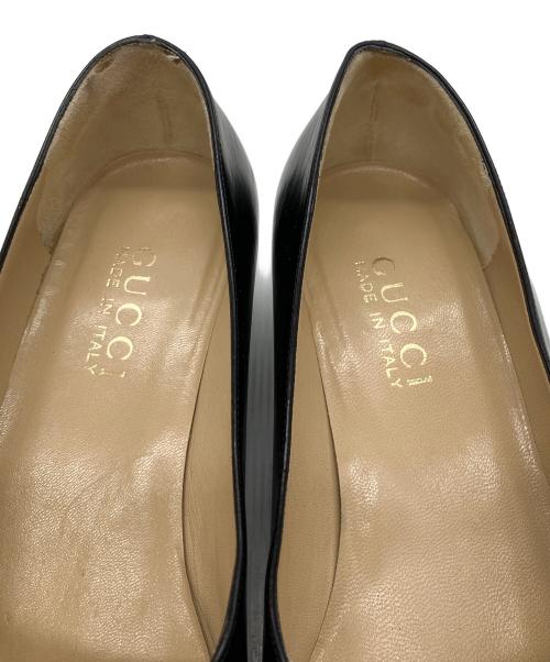 GUCCI（グッチ）GUCCI (グッチ) ホースビットパンプス ブラック サイズ:36 1/2の古着・服飾アイテム