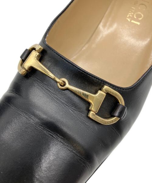 GUCCI（グッチ）GUCCI (グッチ) ホースビットパンプス ブラック サイズ:36 1/2の古着・服飾アイテム