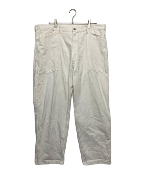 KAPTAIN SUNSHINE（キャプテンサンシャイン）KAPTAIN SUNSHINE (キャプテンサンシャイン) Backleback Baker Pants ホワイト サイズ: 106cm (W42)の古着・服飾アイテム