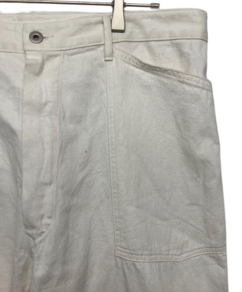 KAPTAIN SUNSHINE（キャプテンサンシャイン）KAPTAIN SUNSHINE (キャプテンサンシャイン) Backleback Baker Pants ホワイト サイズ: 106cm (W42)の古着・服飾アイテム