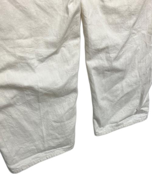 KAPTAIN SUNSHINE（キャプテンサンシャイン）KAPTAIN SUNSHINE (キャプテンサンシャイン) Backleback Baker Pants ホワイト サイズ: 106cm (W42)の古着・服飾アイテム