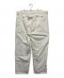 中古・古着 KAPTAIN SUNSHINE (キャプテンサンシャイン) Backleback Baker Pants ホワイト サイズ: 106cm (W42)：12000円