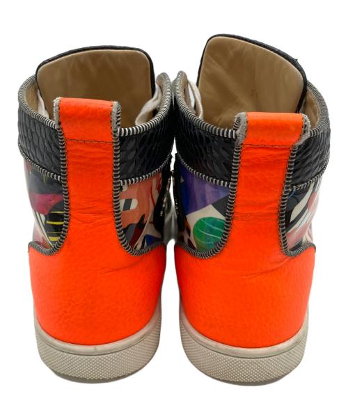 Christian Louboutin（クリスチャン・ルブタン）Christian Louboutin (クリスチャン・ルブタン) ハイカットスニーカー スタッズスパンコール マルチカラー サイズ:36の古着・服飾アイテム