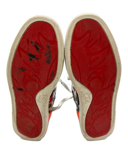 Christian Louboutin（クリスチャン・ルブタン）Christian Louboutin (クリスチャン・ルブタン) ハイカットスニーカー スタッズスパンコール マルチカラー サイズ:36の古着・服飾アイテム