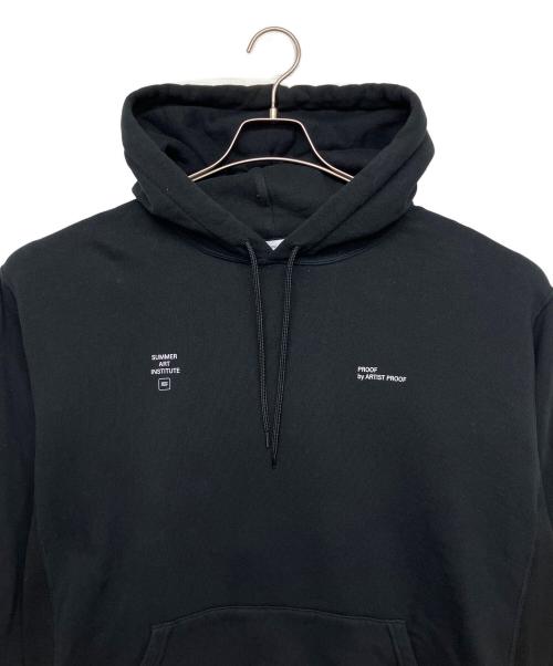 PROOF by ARTIST PROOF（PROOF by ARTIST PROOF）PROOF by ARTIST PROOF (PROOF by ARTIST PROOF) プルオーバーパーカー ブラック サイズ:Lの古着・服飾アイテム