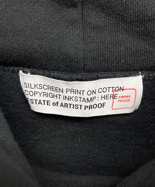 PROOF by ARTIST PROOF（PROOF by ARTIST PROOF）PROOF by ARTIST PROOF (PROOF by ARTIST PROOF) プルオーバーパーカー ブラック サイズ:Lの古着・服飾アイテム