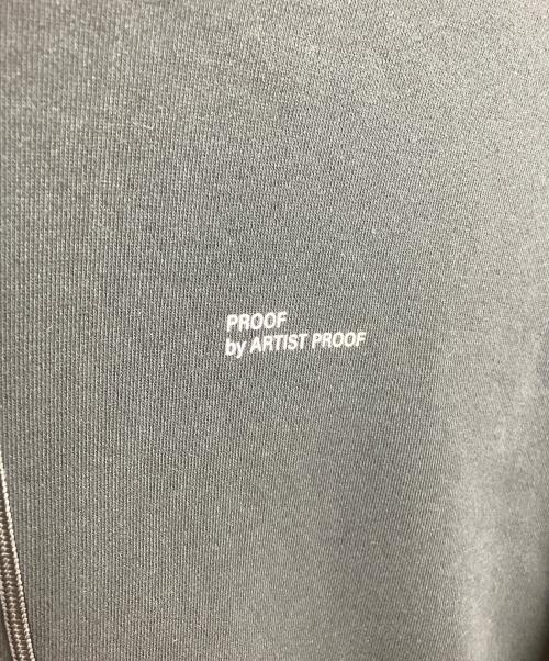 PROOF by ARTIST PROOF（PROOF by ARTIST PROOF）PROOF by ARTIST PROOF (PROOF by ARTIST PROOF) プルオーバーパーカー ブラック サイズ:Lの古着・服飾アイテム