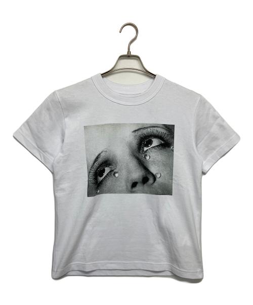 sacai（サカイ）sacai (サカイ) 半袖Tシャツ MAN RAY 25AW ホワイト 未使用品の古着・服飾アイテム