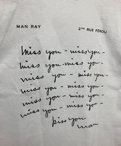 sacai（サカイ）sacai (サカイ) 半袖Tシャツ MAN RAY 25AW ホワイト 未使用品の古着・服飾アイテム