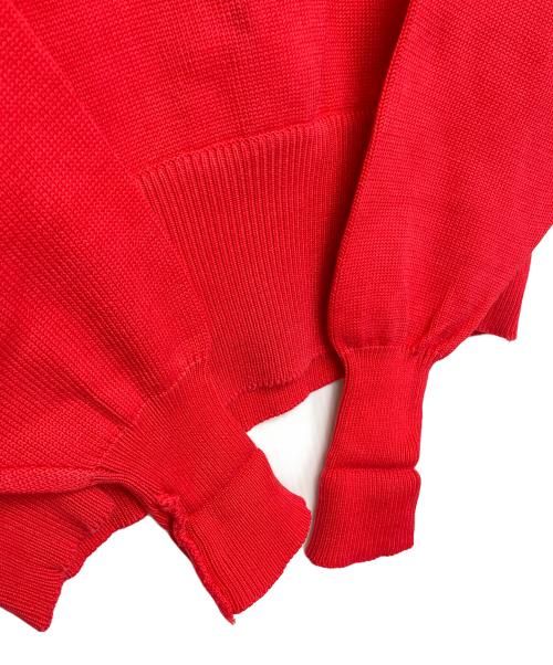 CELINE（セリーヌ）CELINE (セリーヌ) クルーネックニット レッド サイズ:38の古着・服飾アイテム