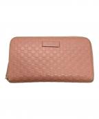 GUCCIグッチ）の古着「長財布」｜ピンク