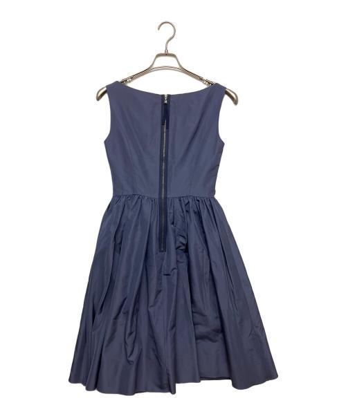 FOXEY（フォクシー）FOXEY (フォクシー) 33775-SOFY12P　ノースリーブ・キャミソールワンピース ネイビー サイズ:38の古着・服飾アイテム