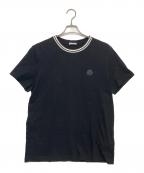 MONCLERモンクレール）の古着「半袖カットソー」｜ブラック