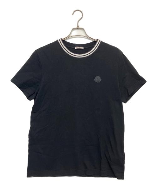 MONCLER（モンクレール）MONCLER (モンクレール) 半袖カットソー ブラック サイズ:XLの古着・服飾アイテム