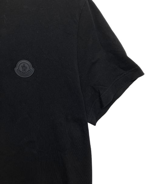 MONCLER（モンクレール）MONCLER (モンクレール) 半袖カットソー ブラック サイズ:XLの古着・服飾アイテム