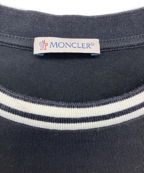 MONCLER（モンクレール）MONCLER (モンクレール) 半袖カットソー ブラック サイズ:XLの古着・服飾アイテム