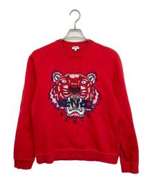 KENZO（ケンゾー）の古着「F865SW0014XA　クルーネックスウェット」｜レッド