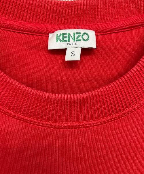 KENZO（ケンゾー）KENZO (ケンゾー) F865SW0014XA　クルーネックスウェット レッド サイズ:Sの古着・服飾アイテム