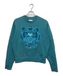 KENZO（ケンゾー）の古着「クルーネックスウェット」｜グリーン