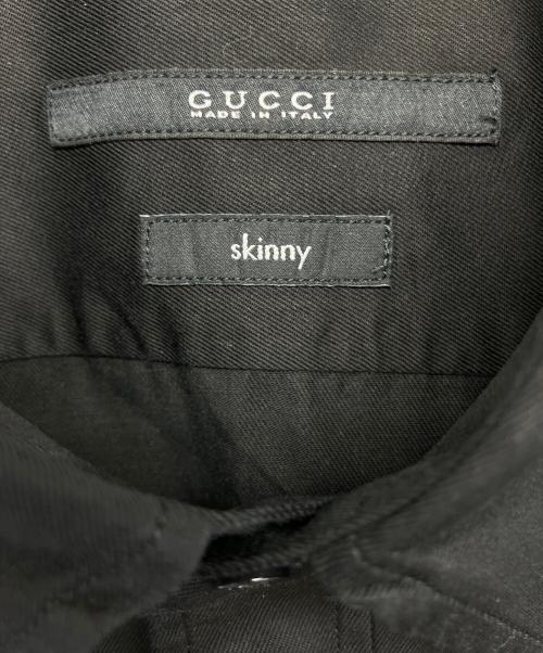 GUCCI（グッチ）GUCCI (グッチ) 半袖シャツ ブラック サイズ:42の古着・服飾アイテム