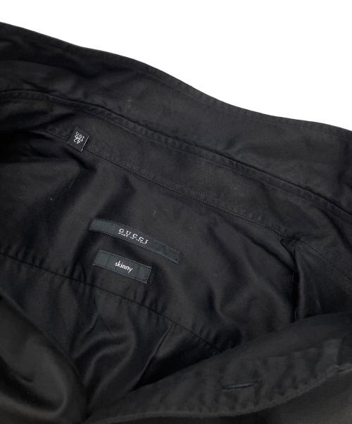 GUCCI（グッチ）GUCCI (グッチ) 半袖シャツ ブラック サイズ:42の古着・服飾アイテム