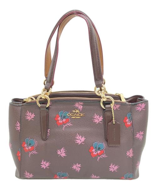 COACH（コーチ）COACH (コーチ) 2WAYバッグ※ストラップ欠品 パープルの古着・服飾アイテム