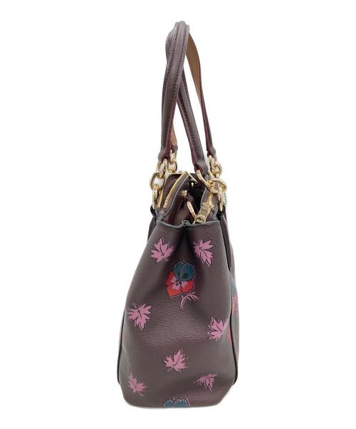 COACH（コーチ）COACH (コーチ) 2WAYバッグ※ストラップ欠品 パープルの古着・服飾アイテム