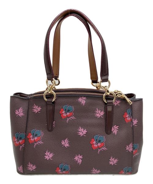 COACH（コーチ）COACH (コーチ) 2WAYバッグ※ストラップ欠品 パープルの古着・服飾アイテム