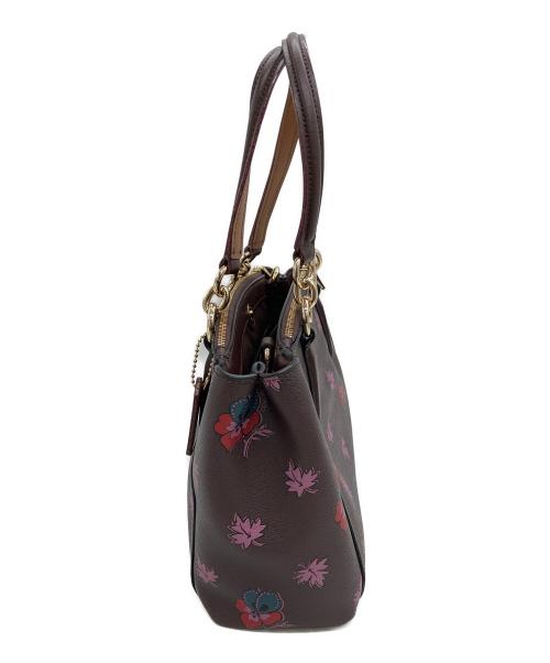 COACH（コーチ）COACH (コーチ) 2WAYバッグ※ストラップ欠品 パープルの古着・服飾アイテム
