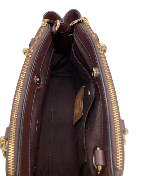 COACH（コーチ）COACH (コーチ) 2WAYバッグ※ストラップ欠品 パープルの古着・服飾アイテム