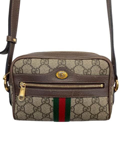 GUCCI（グッチ）GUCCI (グッチ) GG ショルダーバッグ ベージュの古着・服飾アイテム