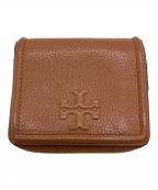 TORY BURCHトリーバーチ）の古着「2つ折り財布」｜ブラウン