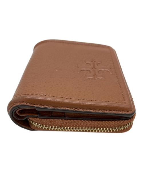 TORY BURCH（トリーバーチ）TORY BURCH (トリーバーチ) 2つ折り財布 ブラウンの古着・服飾アイテム