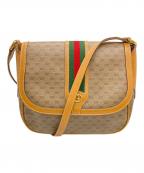 GUCCIグッチ）の古着「OLD GUCCI ショルダーバッグ」｜ブラウン