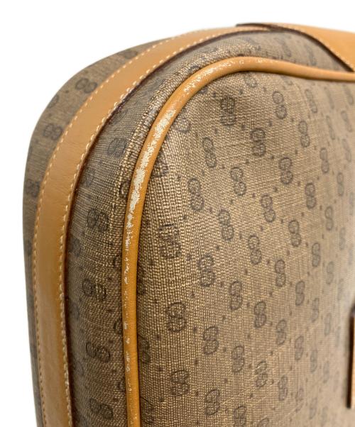 GUCCI（グッチ）GUCCI (グッチ) OLD GUCCI ショルダーバッグ ブラウンの古着・服飾アイテム
