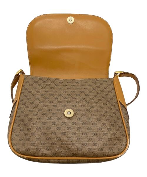 GUCCI（グッチ）GUCCI (グッチ) OLD GUCCI ショルダーバッグ ブラウンの古着・服飾アイテム
