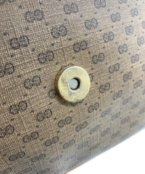 GUCCI（グッチ）GUCCI (グッチ) OLD GUCCI ショルダーバッグ ブラウンの古着・服飾アイテム