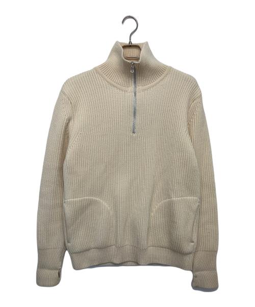 ANDERSEN-ANDERSEN（アンデルセン アンデルセン）ANDERSEN-ANDERSEN (アンデルセン アンデルセン) ハーフジップニット アイボリー サイズ:Mの古着・服飾アイテム