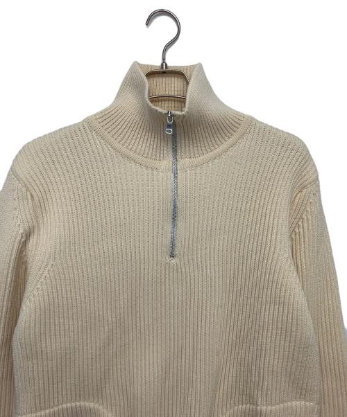 ANDERSEN-ANDERSEN（アンデルセン アンデルセン）ANDERSEN-ANDERSEN (アンデルセン アンデルセン) ハーフジップニット アイボリー サイズ:Mの古着・服飾アイテム