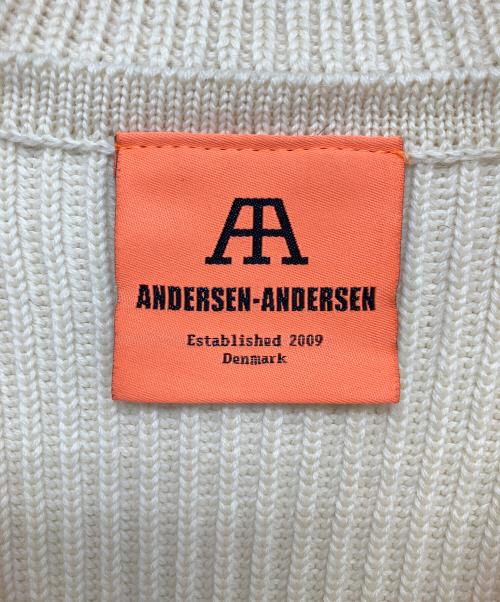 ANDERSEN-ANDERSEN（アンデルセン アンデルセン）ANDERSEN-ANDERSEN (アンデルセン アンデルセン) ハーフジップニット アイボリー サイズ:Mの古着・服飾アイテム